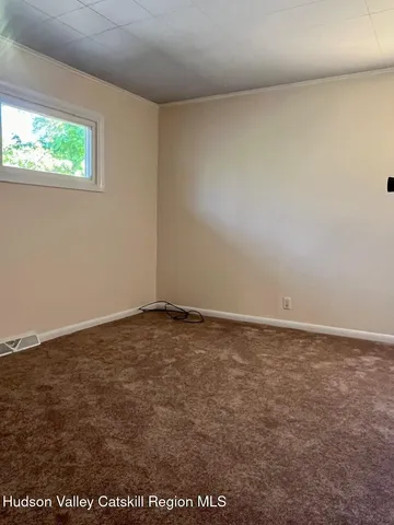 an empty room with an entryway