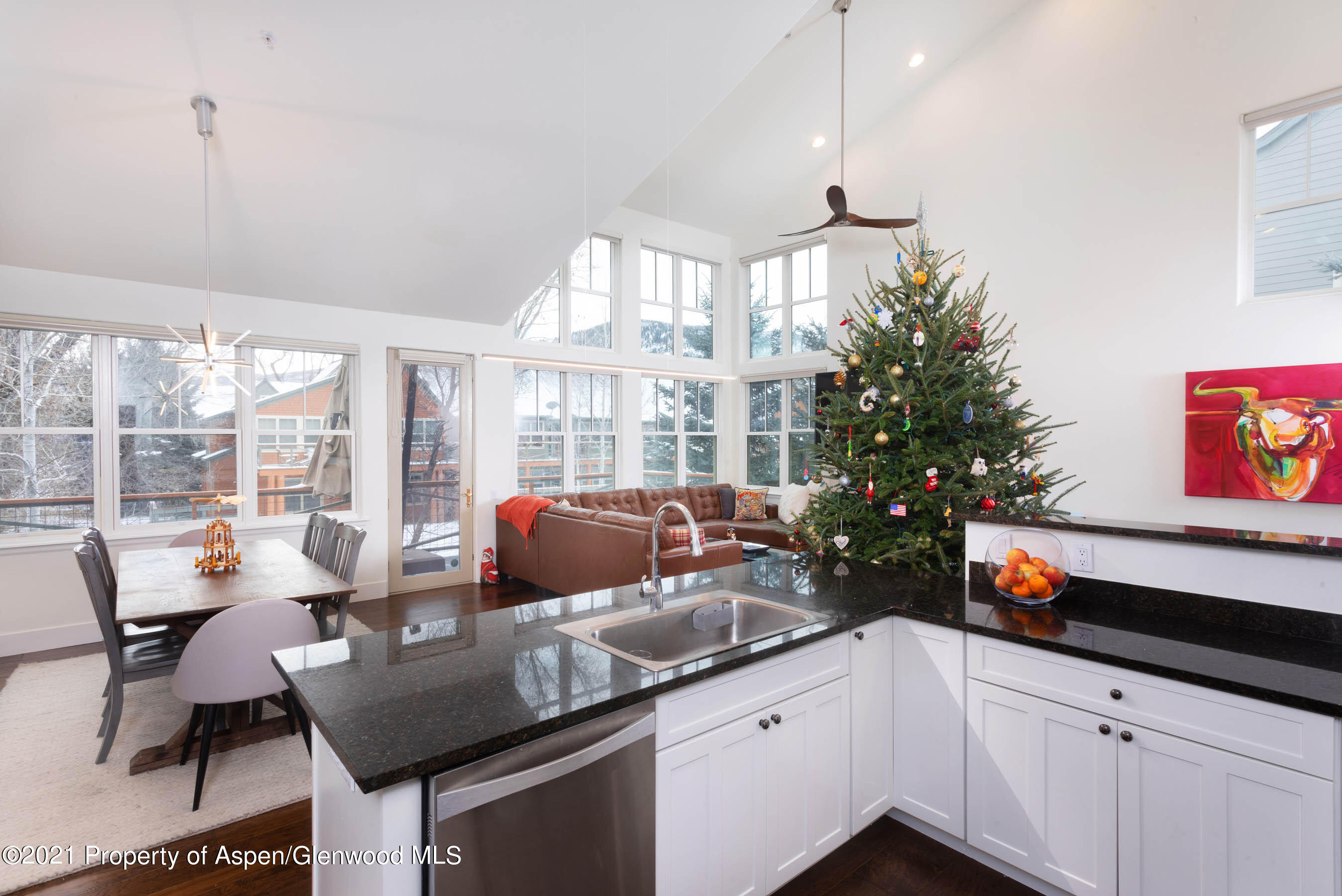 614 Evans Court Basalt, CO 81621 - Photo 16 of 34 a kitchen with a sink and large window