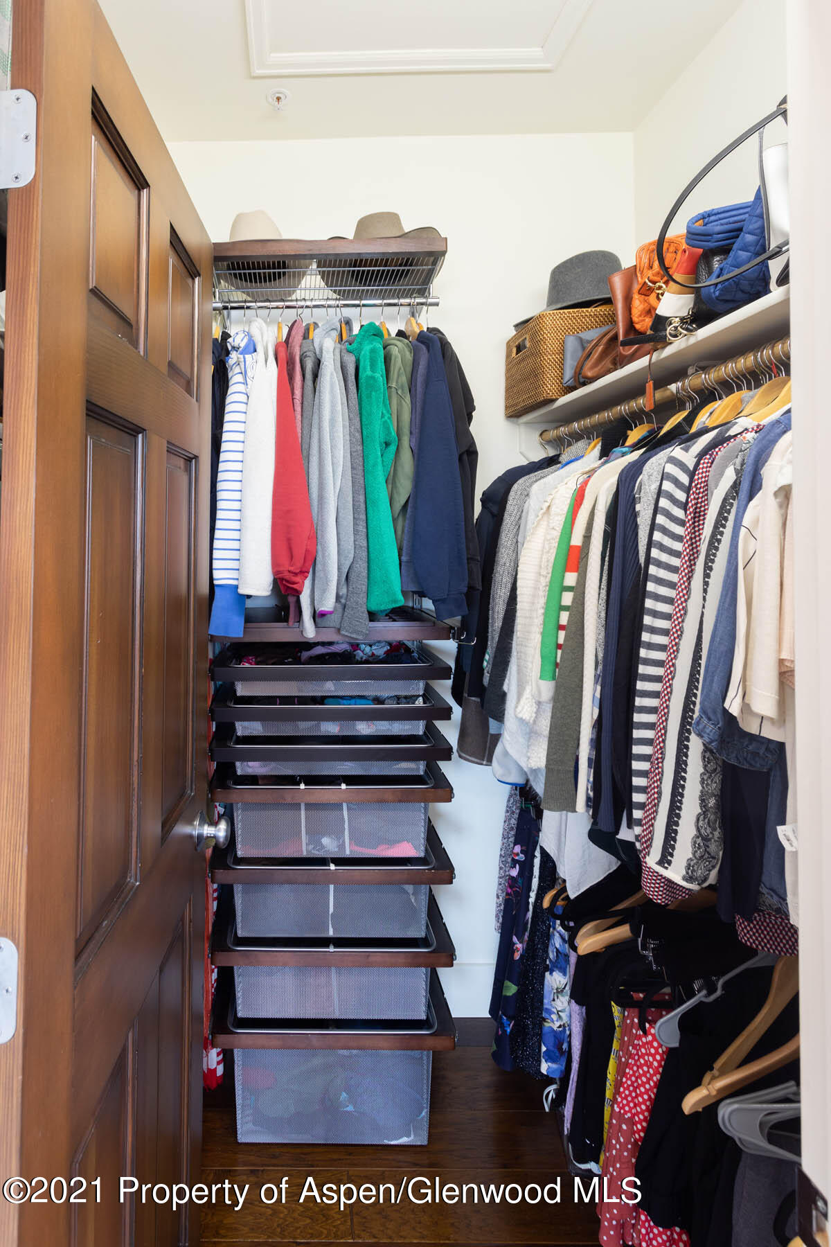 614 Evans Court Basalt, CO 81621 - Photo 25 of 34 a view of walk in closet with clothes and shoes