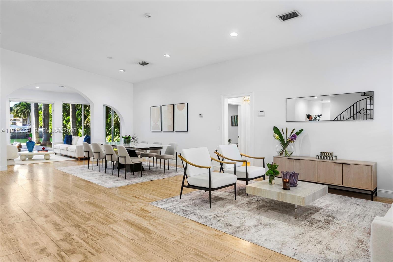 6300 Allison Road Miami Beach, FL 33141 - Photo 8 of 43 a living room with furniture and wooden floor