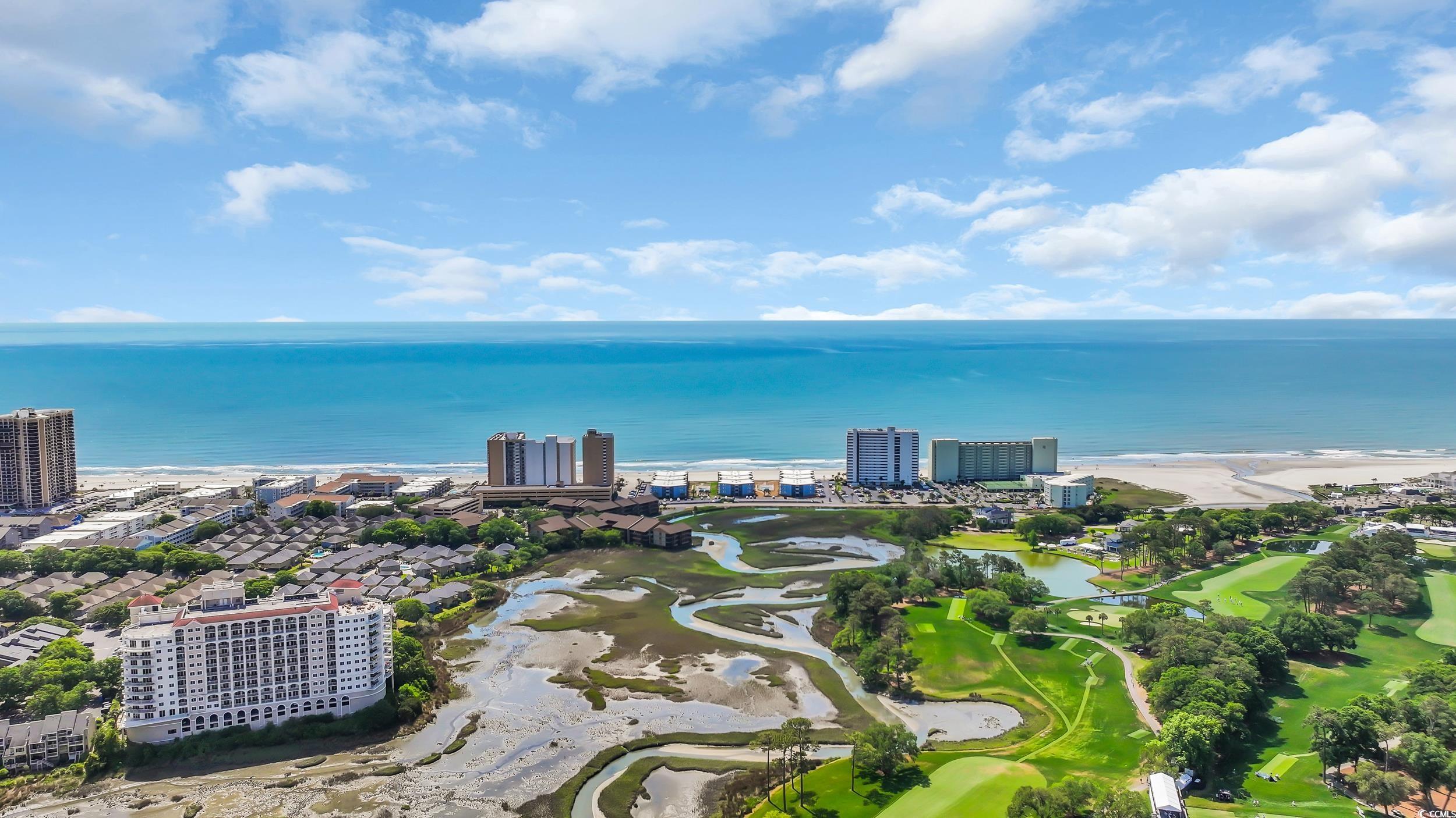 9501 Shore Drive, Unit A208 Myrtle Beach, SC 29572 - Photo 2 of 29 View of urban area with expansive beach and a golf course