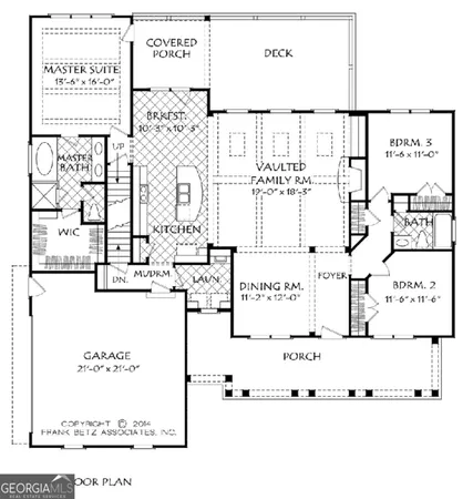 an aerial view of a house having yard