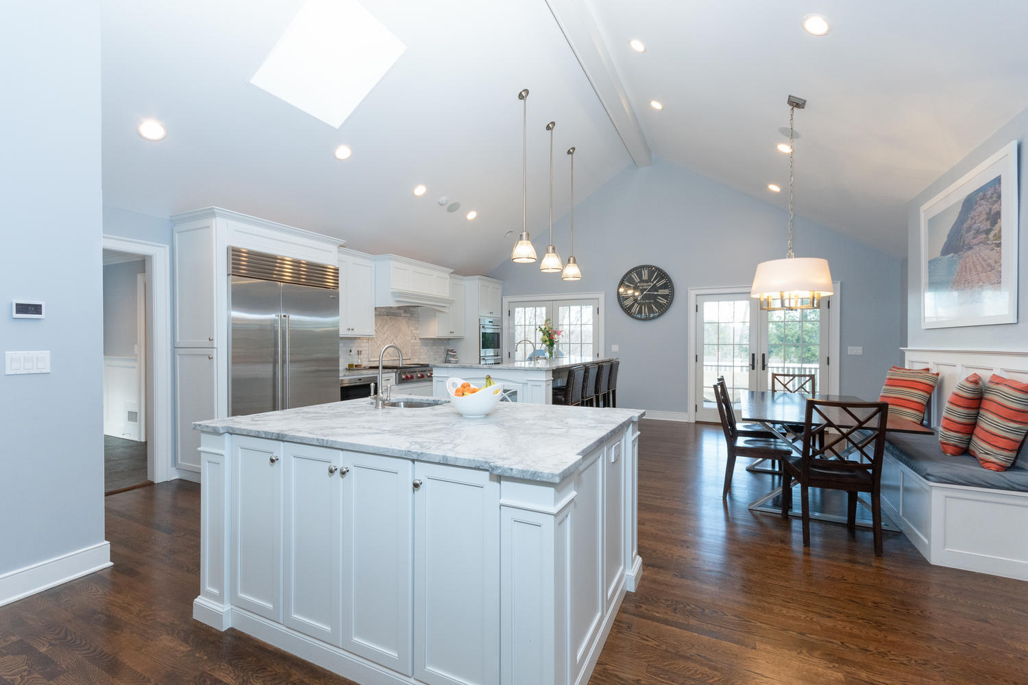 14 Deerfield Road Darien, CT 06820 - Photo 13 of 55 a view of kitchen with cabinets and wooden floor