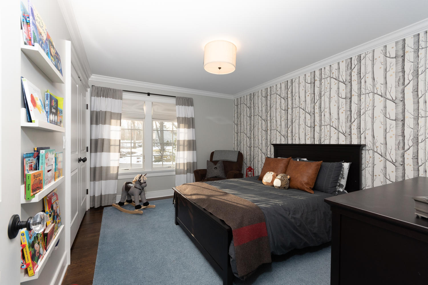 14 Deerfield Road Darien, CT 06820 - Photo 31 of 55 a bedroom with a bed furniture and a window