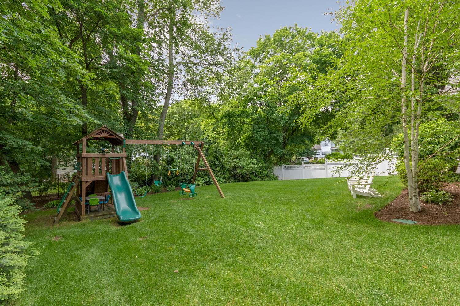 14 Deerfield Road Darien, CT 06820 - Photo 50 of 55 a view of playground with a slide