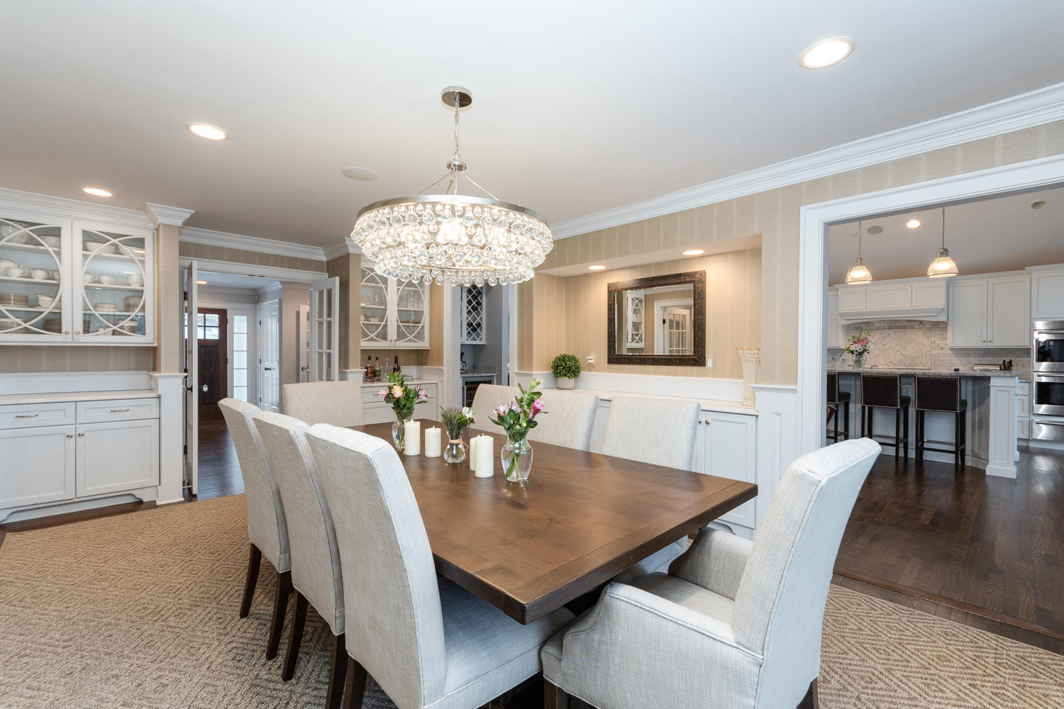 14 Deerfield Road Darien, CT 06820 - Photo 10 of 55 a view of a dining room with furniture and wooden floor