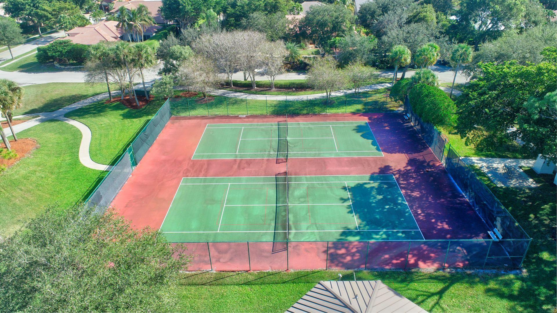 4567 Northwest 25th Way Boca Raton, FL 33434 - Photo 47 of 47 58_Aerial BT park tennis