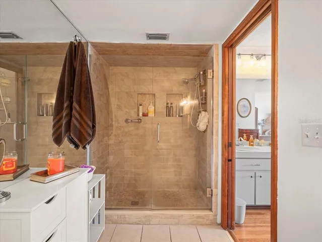 a view of a storage room