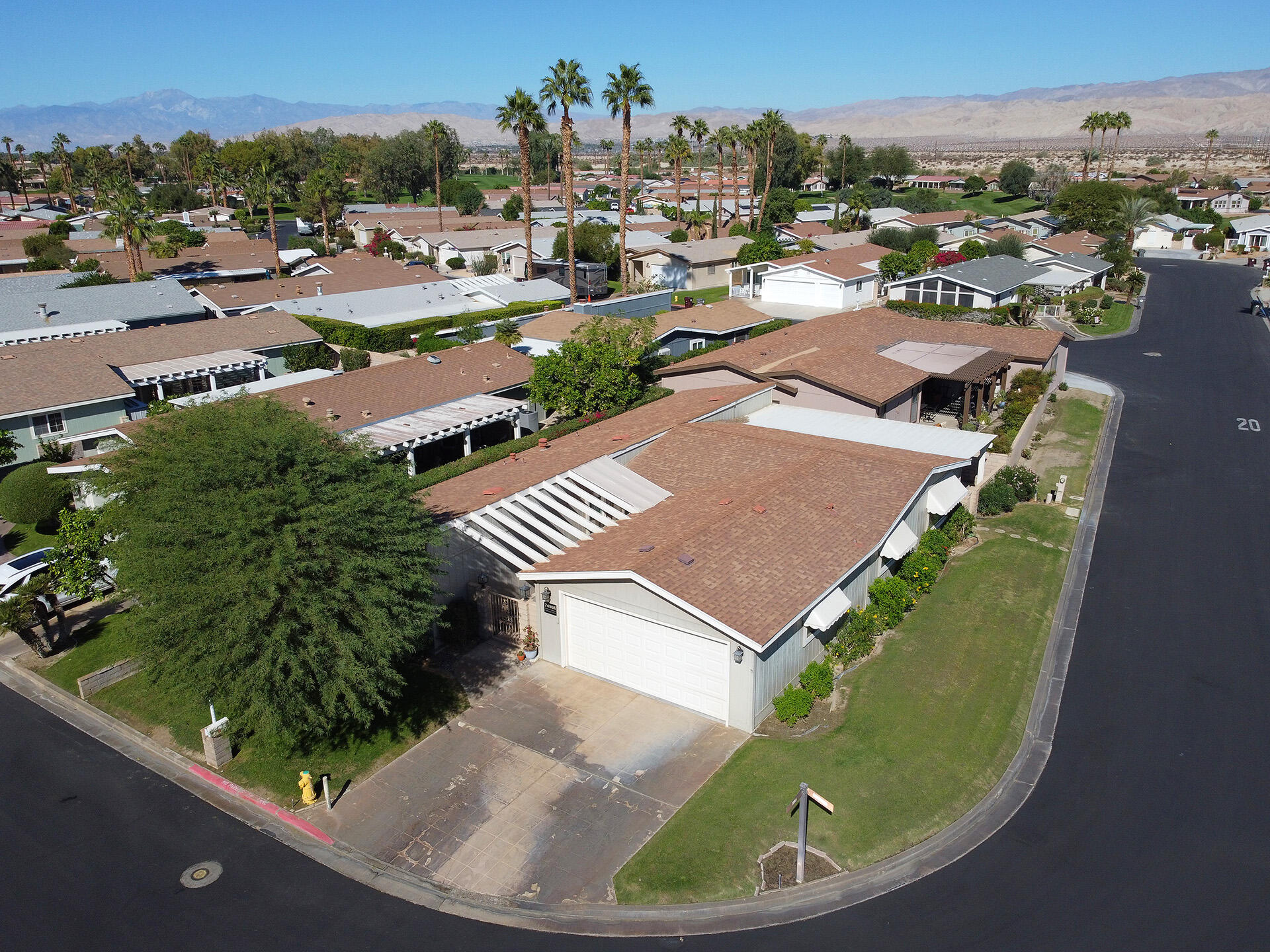 74986 Conestoga Thousand Palms, CA 92276 - Photo 29 of 29 an aerial view of a house having yard