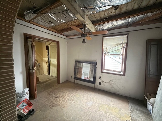1620 West 44th Street Chicago, IL 60609 - Photo 19 of 37 a view of an empty room with a fireplace and a window