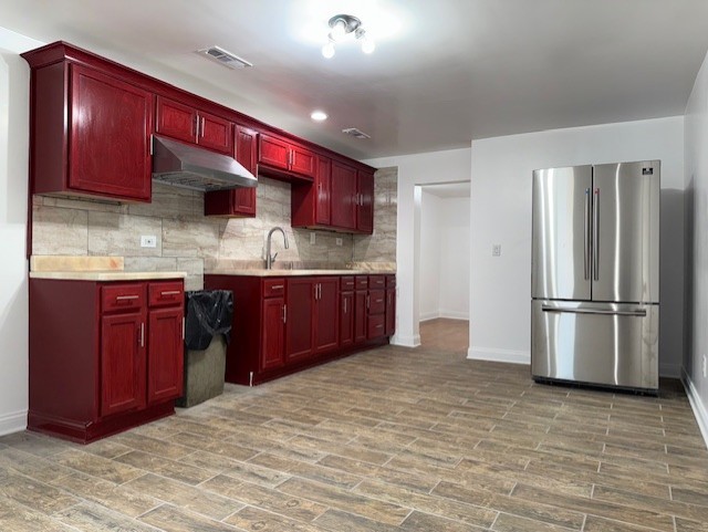 1620 West 44th Street Chicago, IL 60609 - Photo 10 of 37 a kitchen with stainless steel appliances granite countertop a refrigerator and a sink