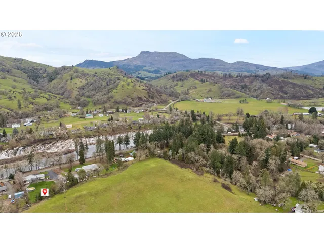 a view of a lake with a mountain