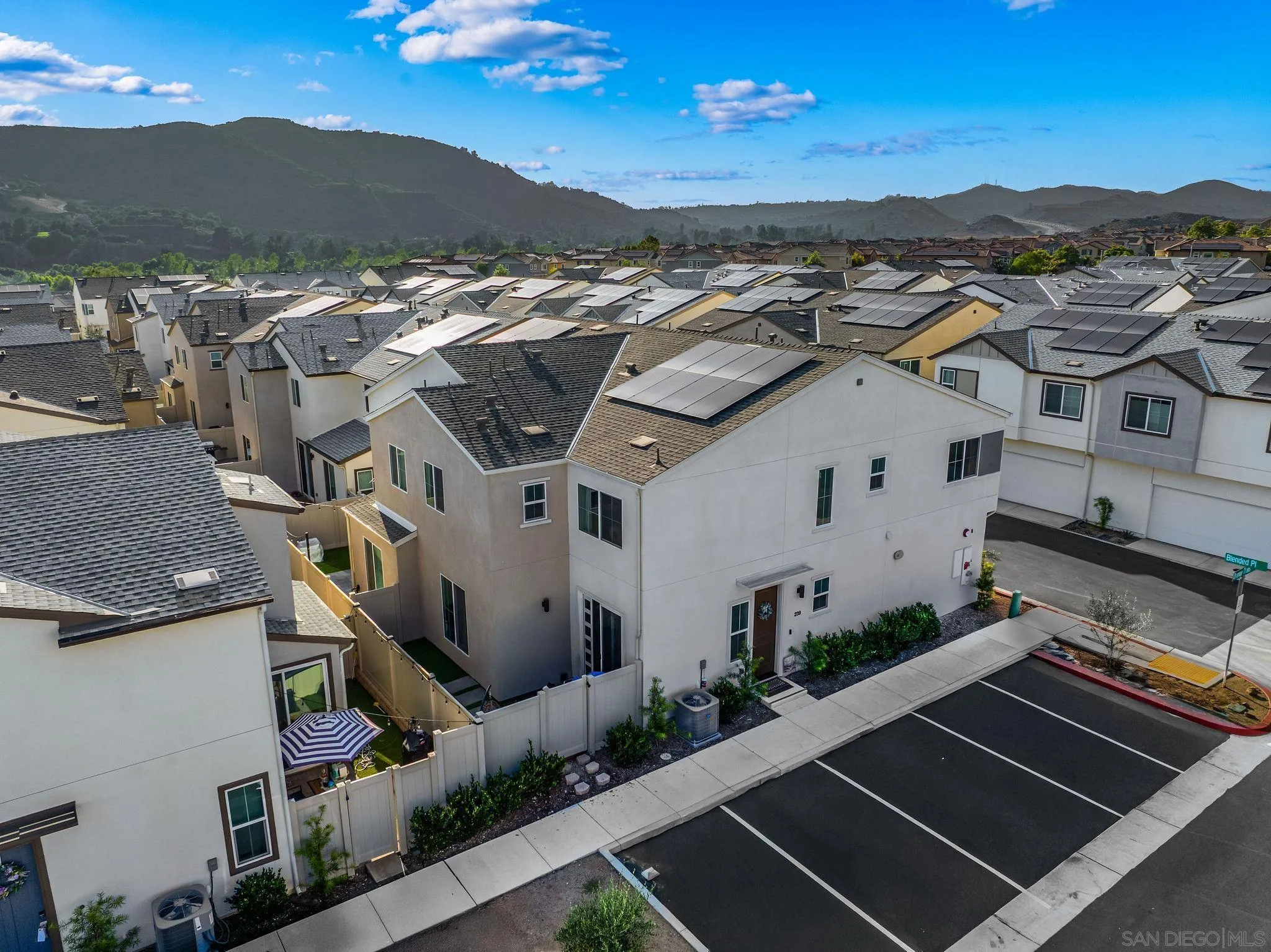 239 Blended Place Fallbrook, CA 92028 - Photo 45 of 64 an aerial view of residential houses with outdoor space