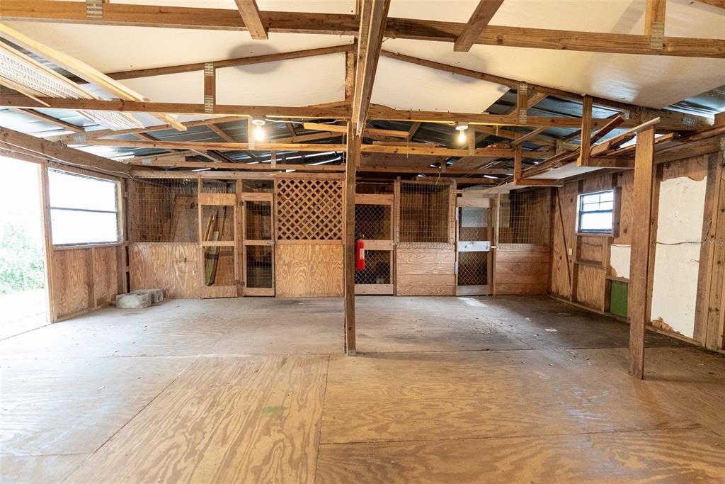 1860 Northeast 62nd Street Ocala, FL 34479 - Photo 38 of 64 a view of an empty room with wooden roof