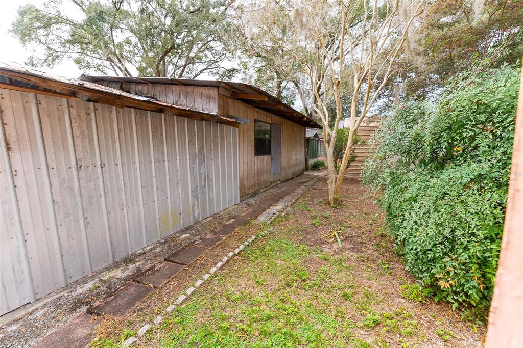 1860 Northeast 62nd Street Ocala, FL 34479 - Photo 53 of 64 a backyard of a house with plants and tree