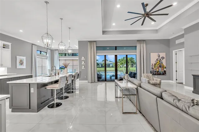 a workspace with furniture and window