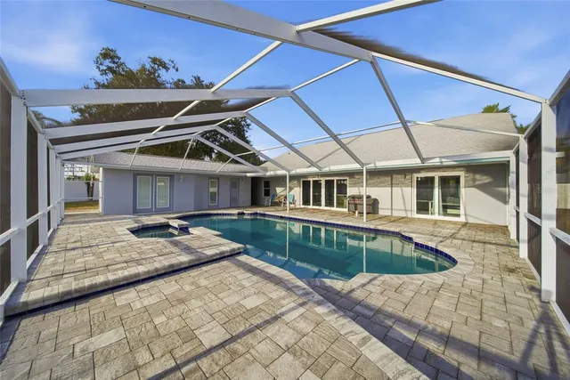 a front view of a house with entertaining space