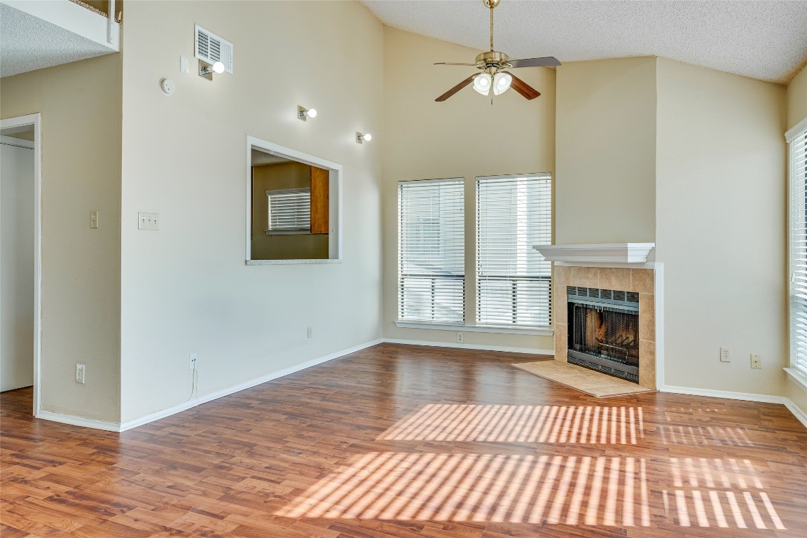 2612 San Pedro Street, Unit 222 Austin, TX 78705 - Photo 14 of 37 a view of an empty room with a fireplace and a window