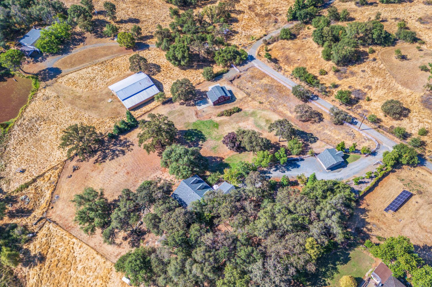 9290 Cramer Road Auburn, CA 95602 - Photo 61 of 67 an aerial view of residential house with outdoor space