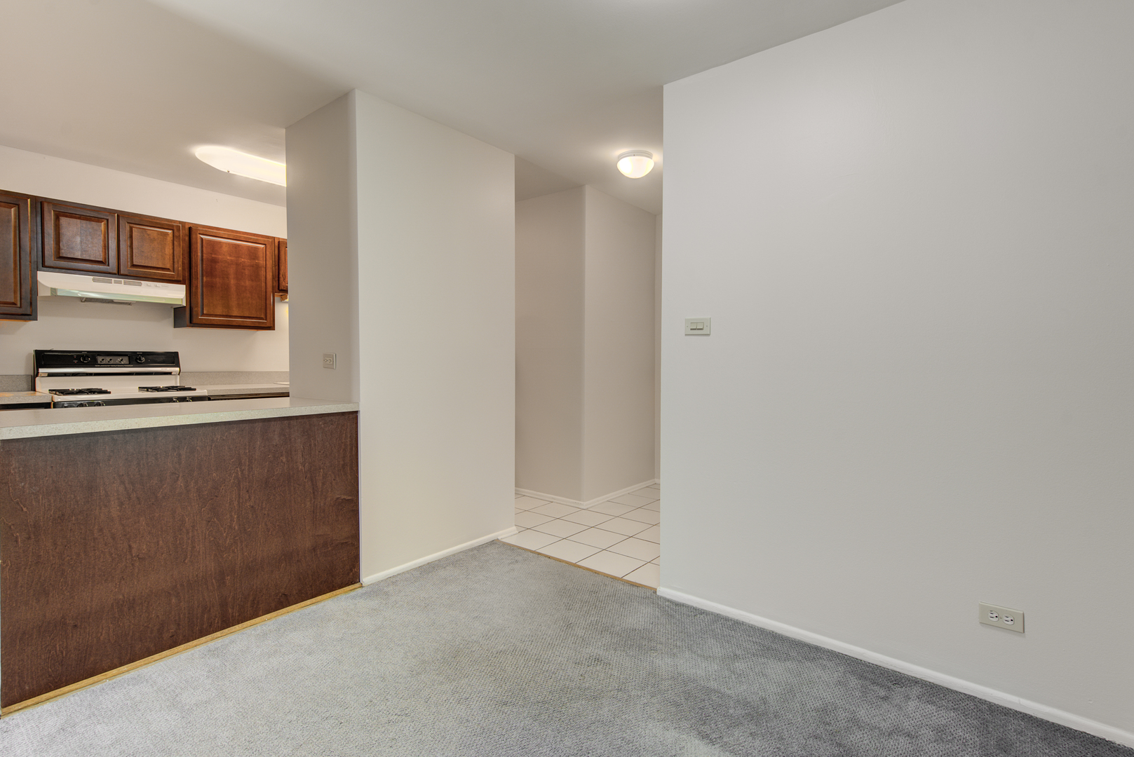 430 North Wilke Road, Unit 105 Palatine, IL 60074 - Photo 4 of 15 a view of kitchen and wooden floor