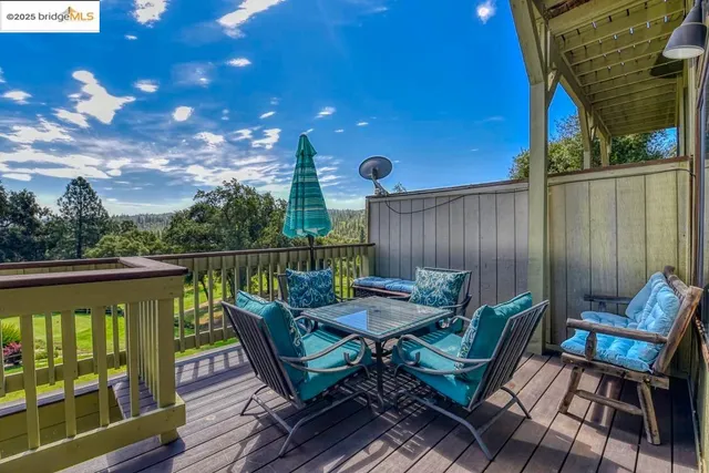 a view of a chairs in balcony