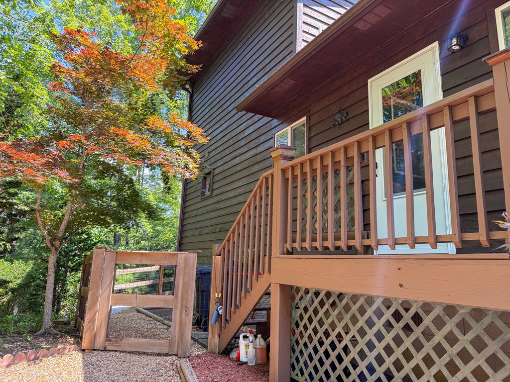 52 Bear Track Road Andrews, NC 28901 - Photo 28 of 38 a view of wooden house with a street
