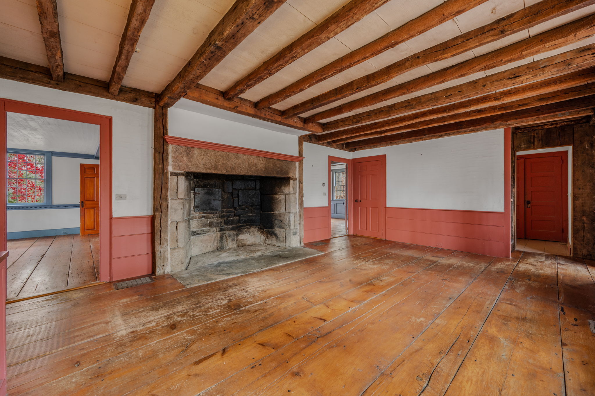 55-2 Beaver Brook Road Lyme, CT 06371 - Photo 8 of 40 Family room with fireplace