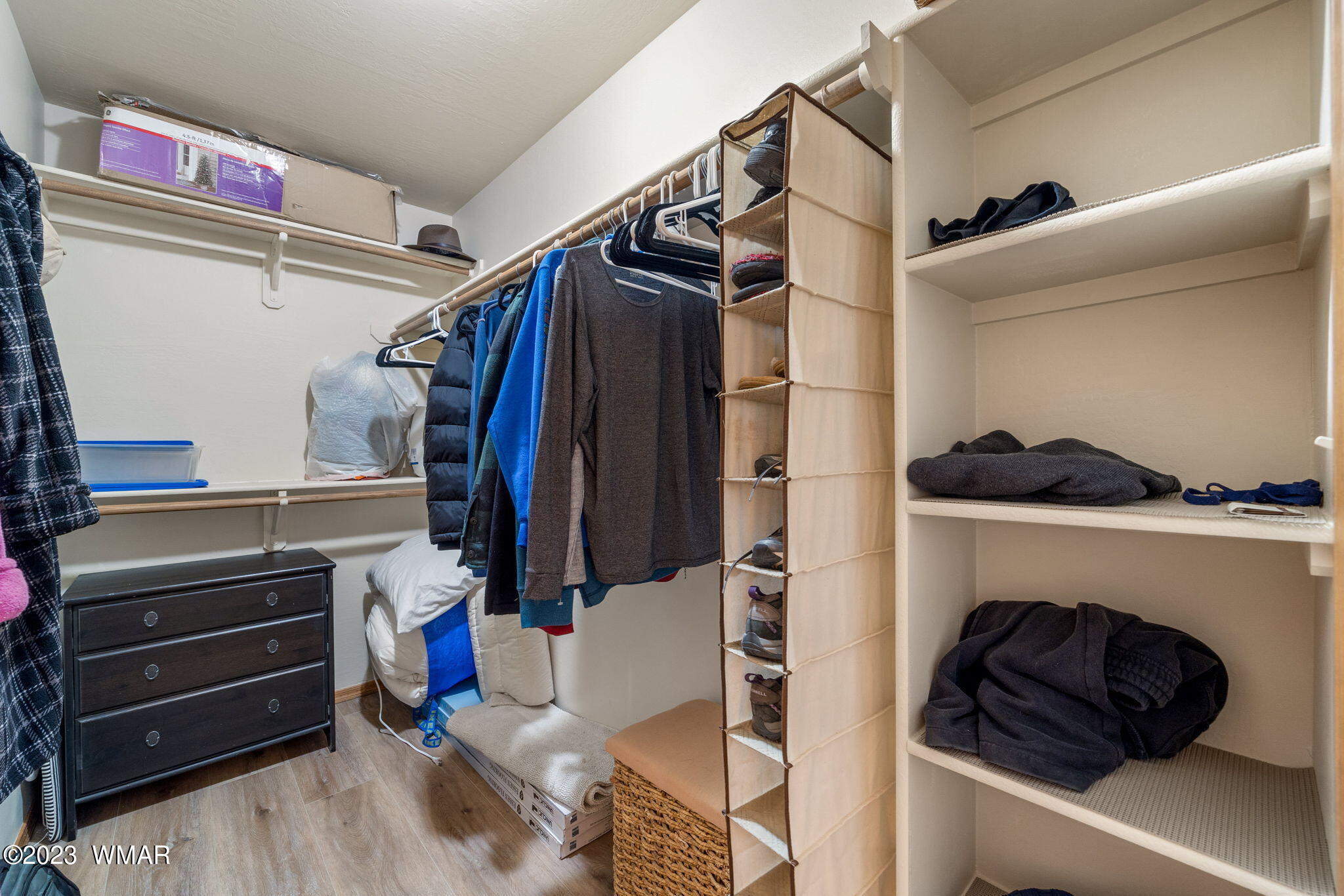 2231 Del Rio Circle Overgaard, AZ 85933 - Photo 16 of 36 a view of walk in closet with clothes and shoes