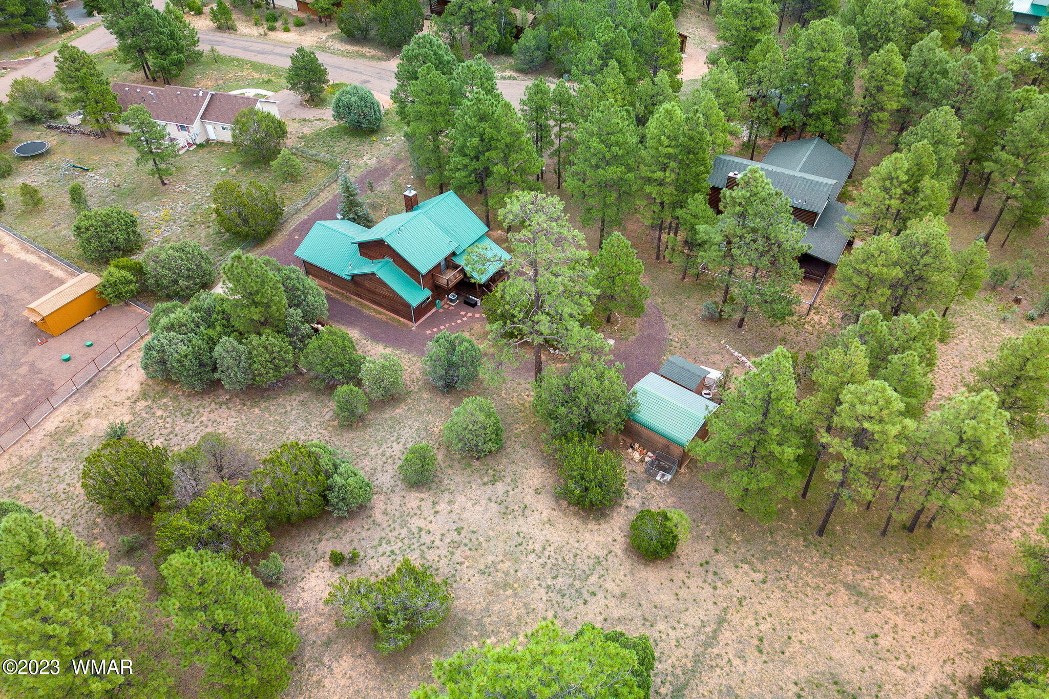 2231 Del Rio Circle Overgaard, AZ 85933 - Photo 35 of 36 an aerial view of a house with outdoor space and street view