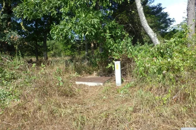 a view of field with green space