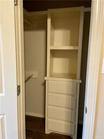a view of walk in closet