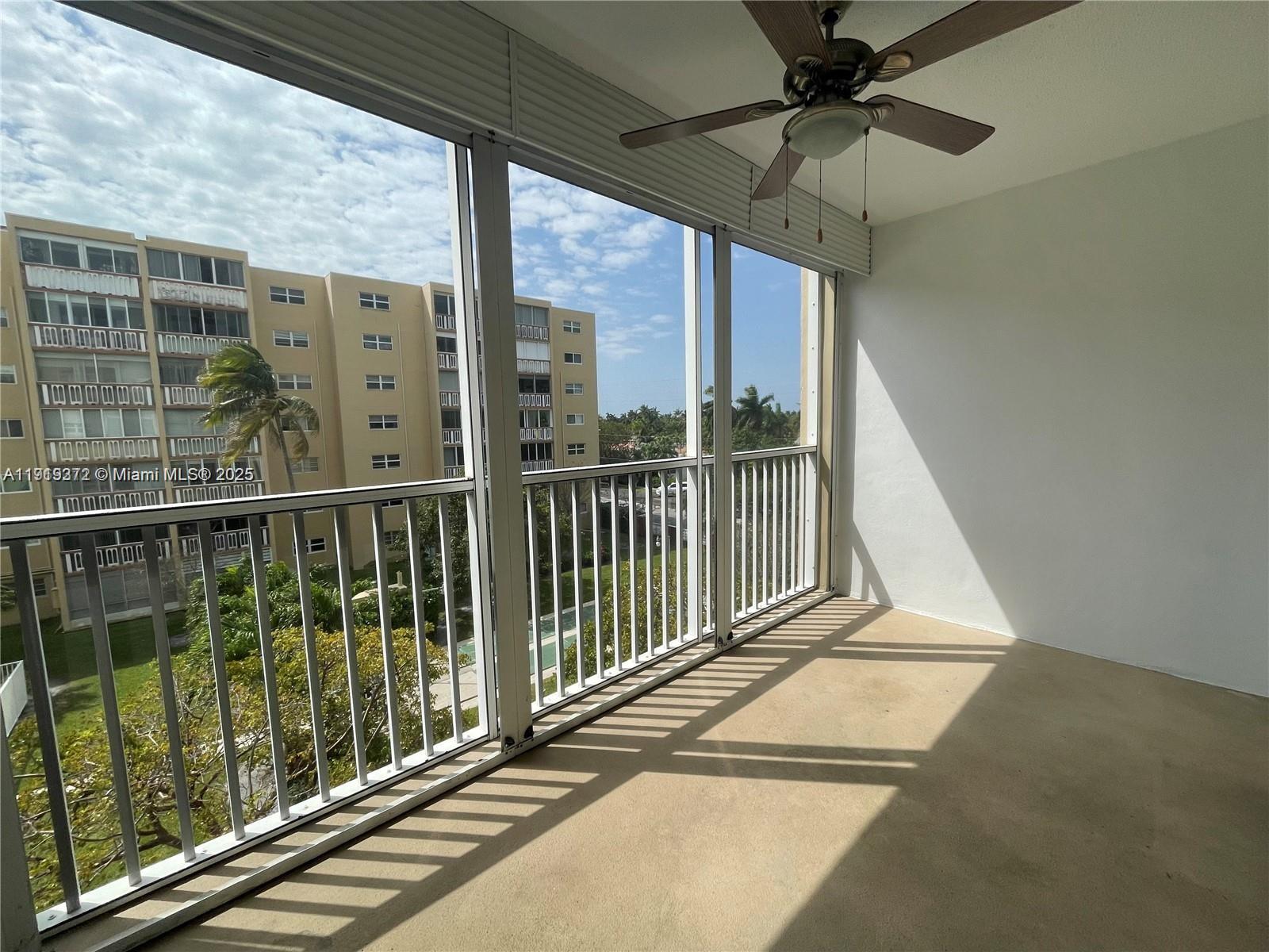 620 Northeast 12th Avenue, Unit 406 Hallandale Beach, FL 33009 - Photo 10 of 11 a view of a balcony