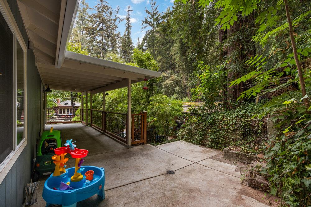 35 Park Way Mount Hermon, CA 95041 - Photo 35 of 46 a outdoor view of a patio