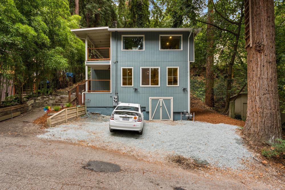 35 Park Way Mount Hermon, CA 95041 - Photo 45 of 46 a car parked in front of a white house