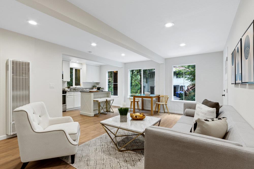 35 Park Way Mount Hermon, CA 95041 - Photo 6 of 46 a living room with furniture and a large window