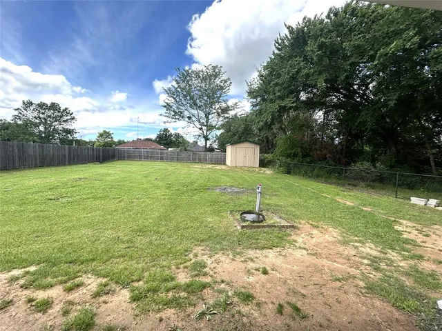 a view of a trees with a park