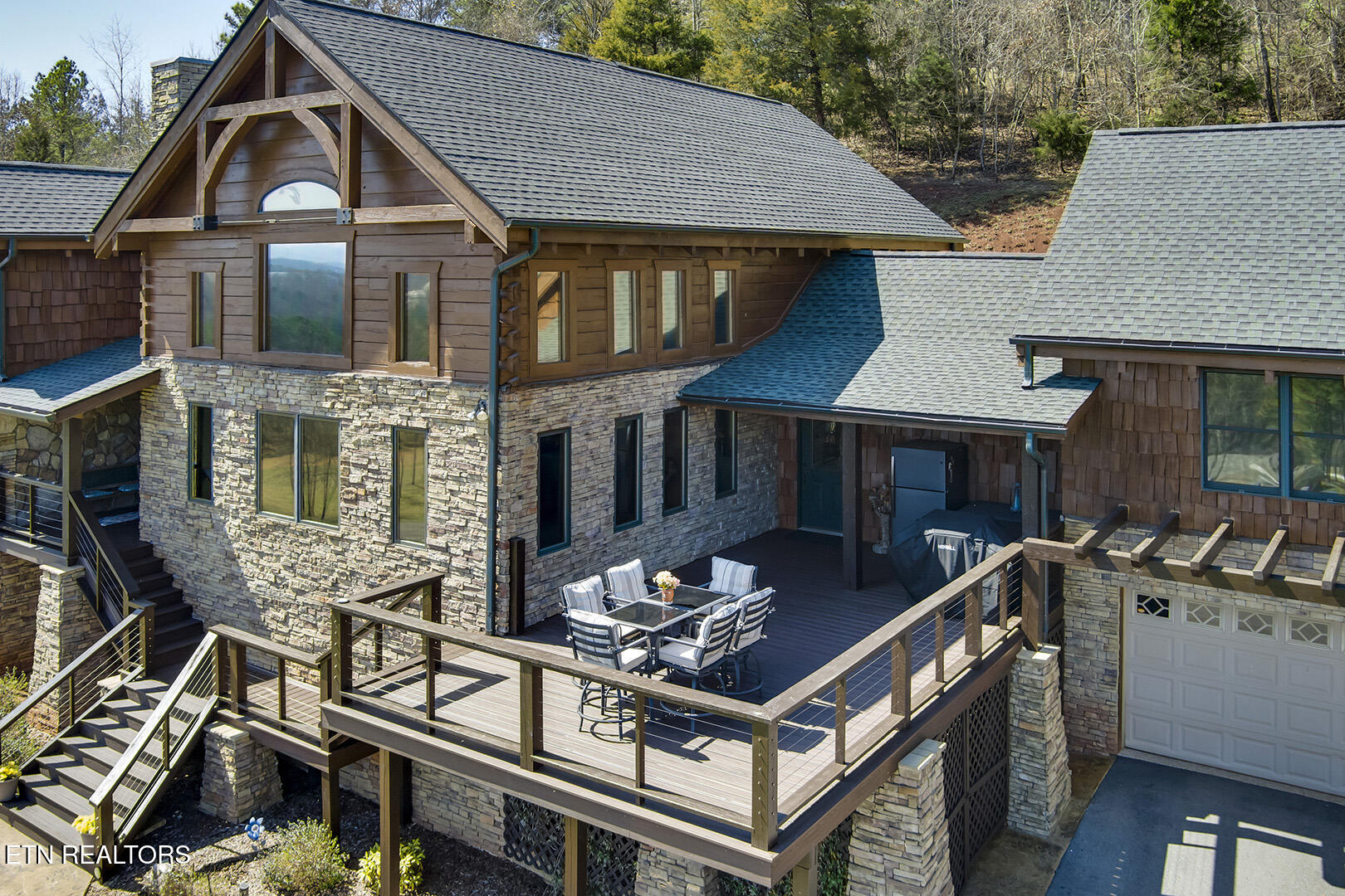 124 Overlook Way Vonore, TN 37885 - Photo 22 of 60 22_OverlookWay_124_DeckElevated