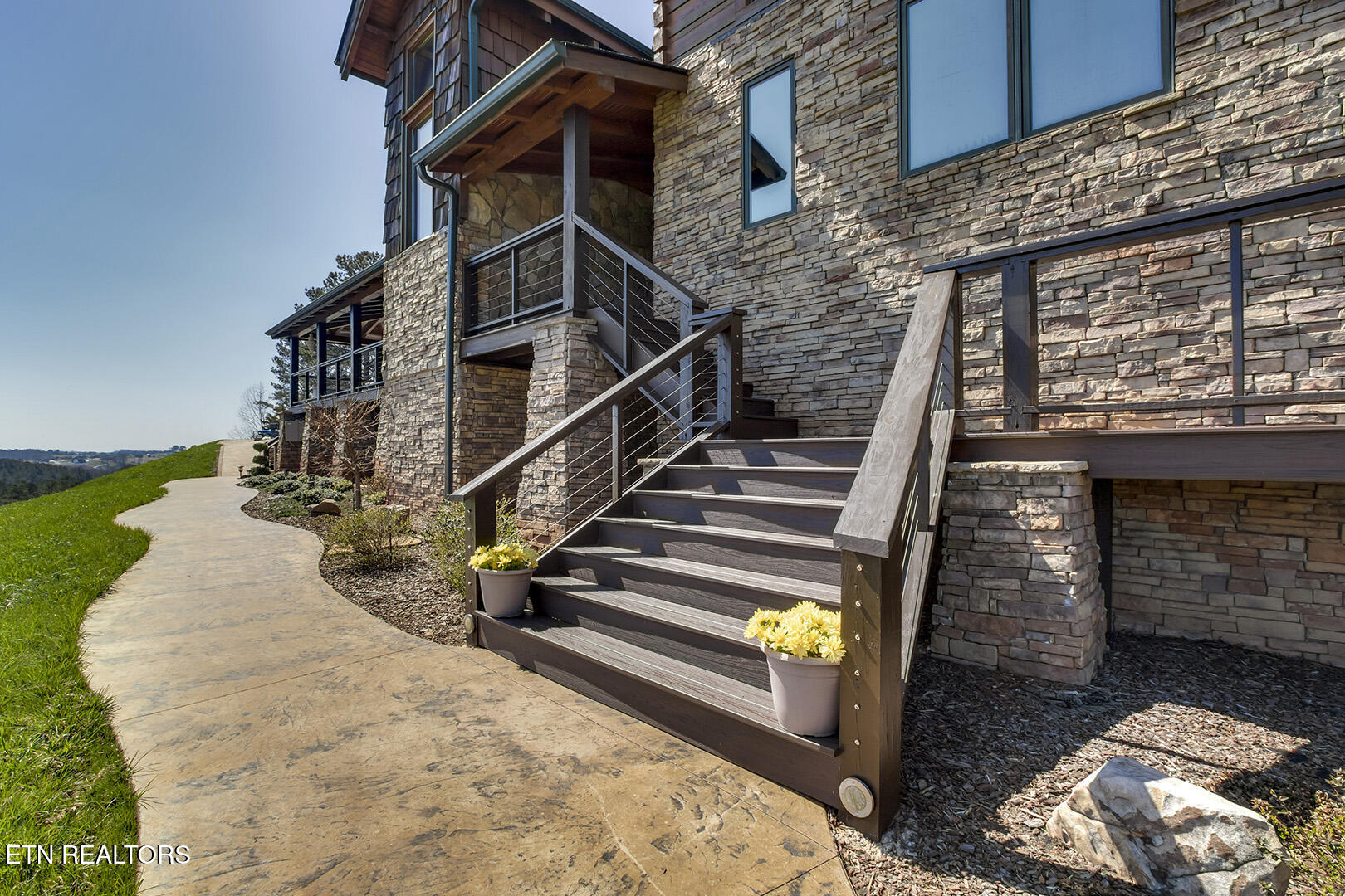 124 Overlook Way Vonore, TN 37885 - Photo 4 of 60 04_OverlookWay_124_FrontEntryStairs