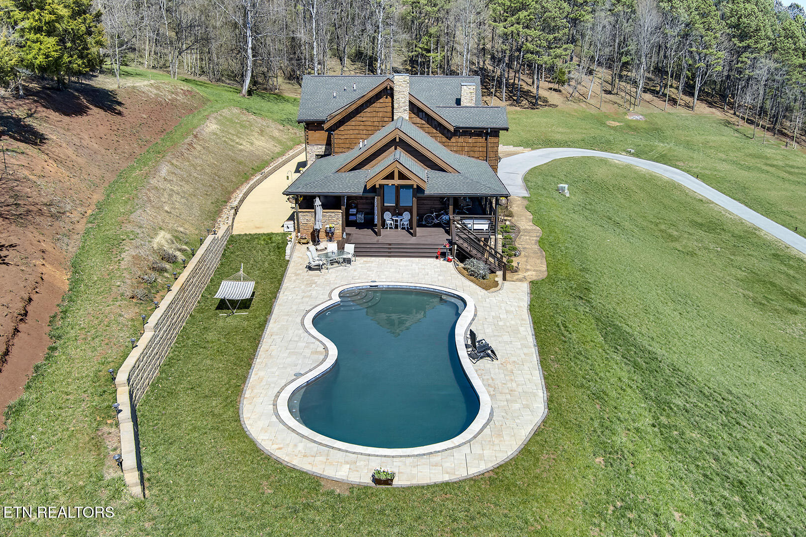 124 Overlook Way Vonore, TN 37885 - Photo 54 of 60 54_OverlookWay_124_PoolElevated