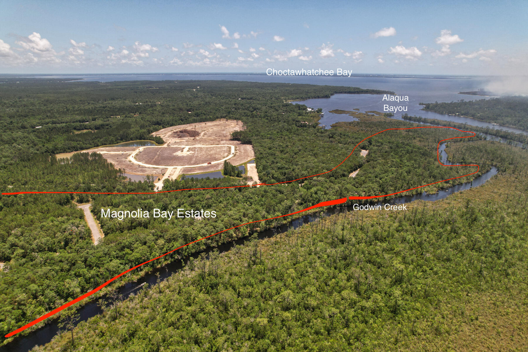 Lot 76 South J Hunter Way Freeport, FL 32439 - Photo 2 of 2 a view of a water from a yard