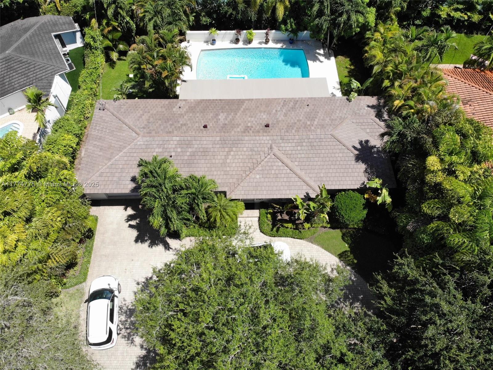 1523 Blue Road Coral Gables, FL 33146 - Photo 24 of 26 an aerial view of a house