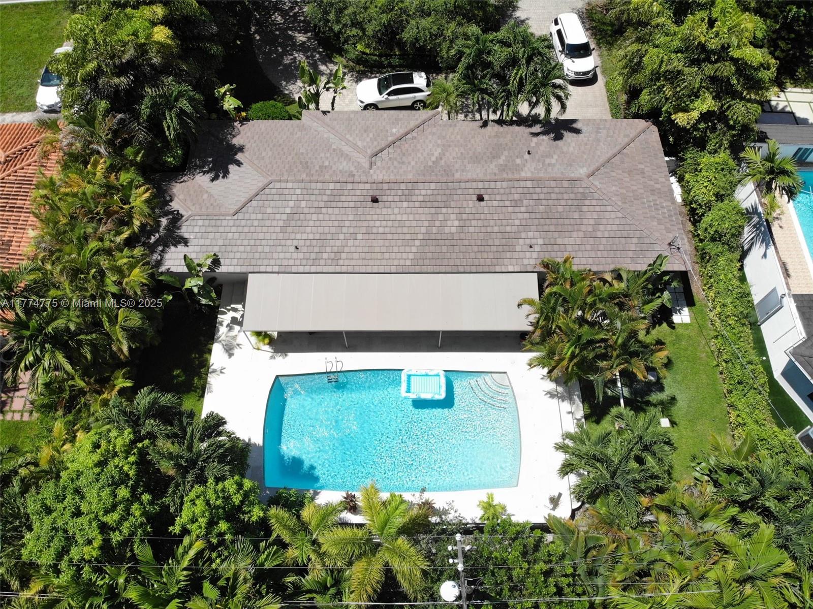 1523 Blue Road Coral Gables, FL 33146 - Photo 26 of 26 an aerial view of a house