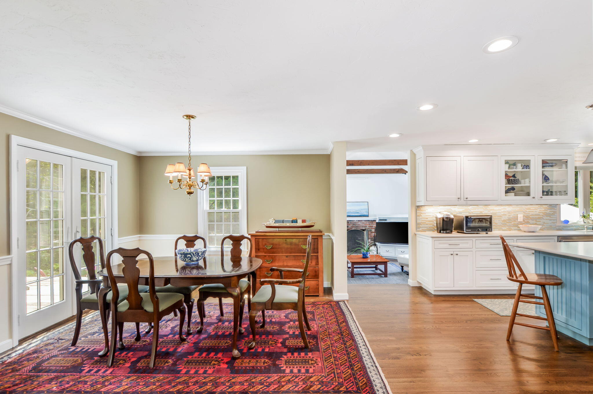 290 Cotuit Bay Drive Cotuit, MA 02635 - Photo 11 of 55 a view of a dining room with furniture window and wooden floor