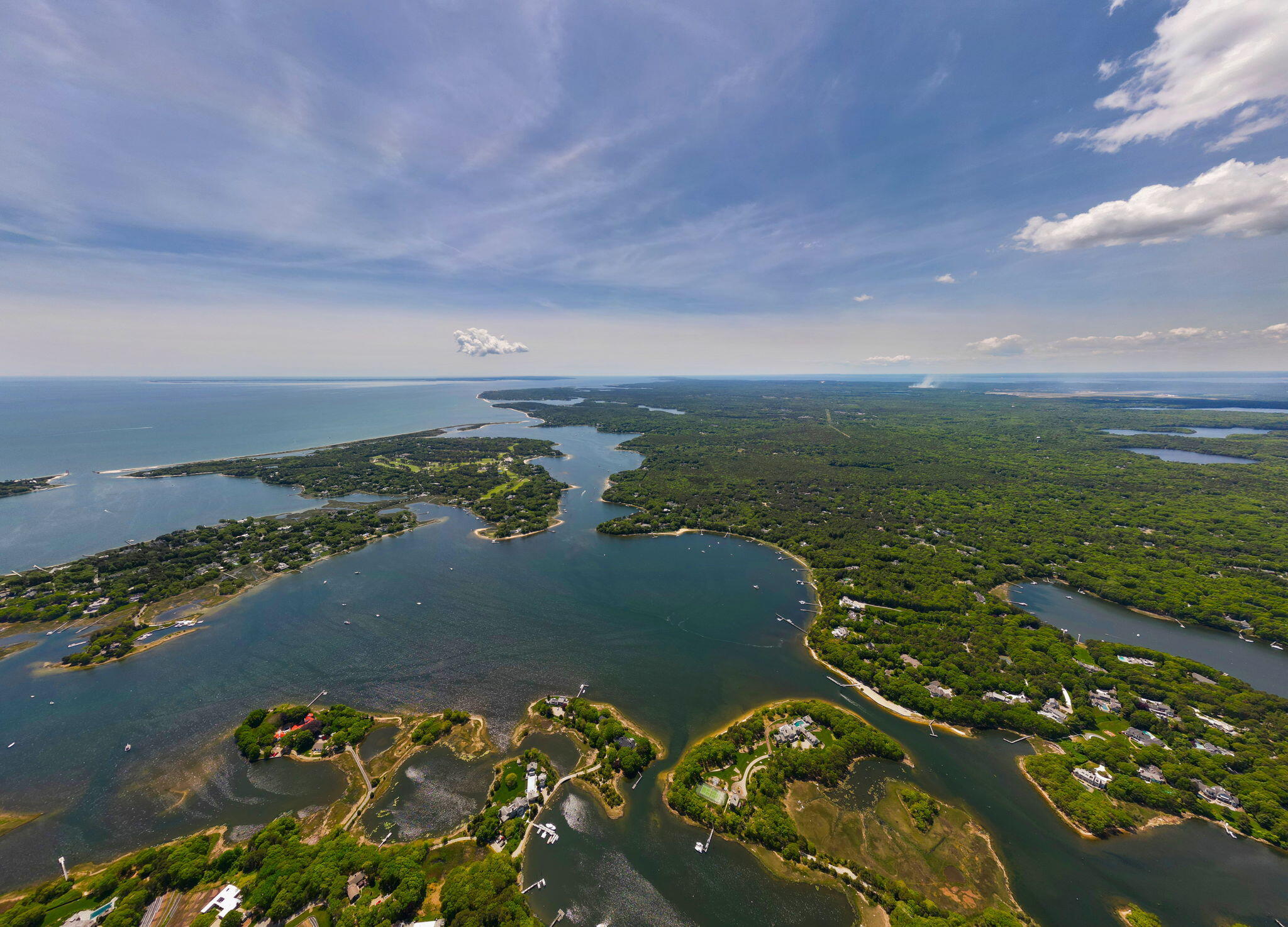 290 Cotuit Bay Drive Cotuit, MA 02635 - Photo 4 of 55 an aerial view of a city