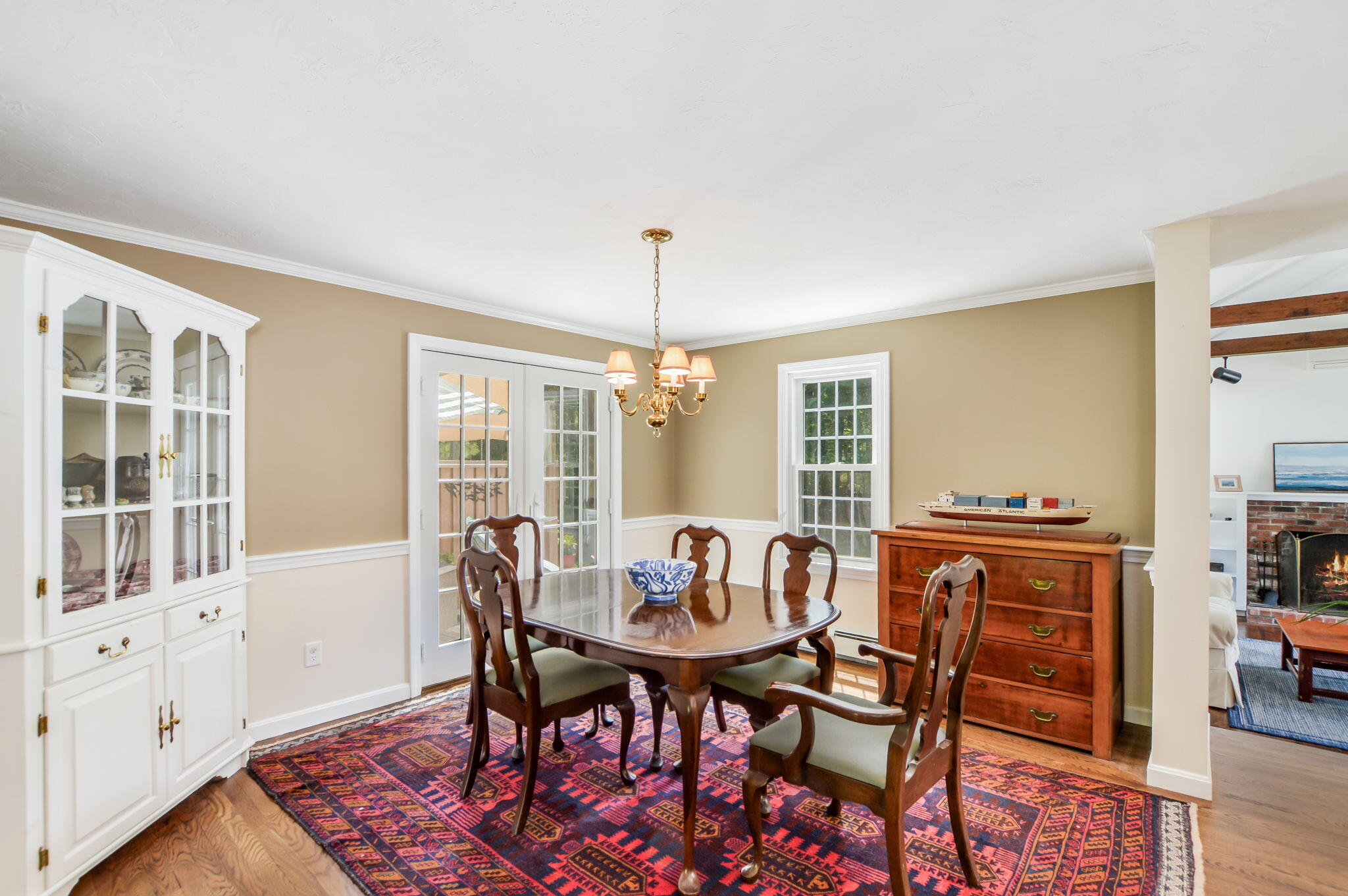 290 Cotuit Bay Drive Cotuit, MA 02635 - Photo 10 of 55 a view of a dining room with furniture window and outside view