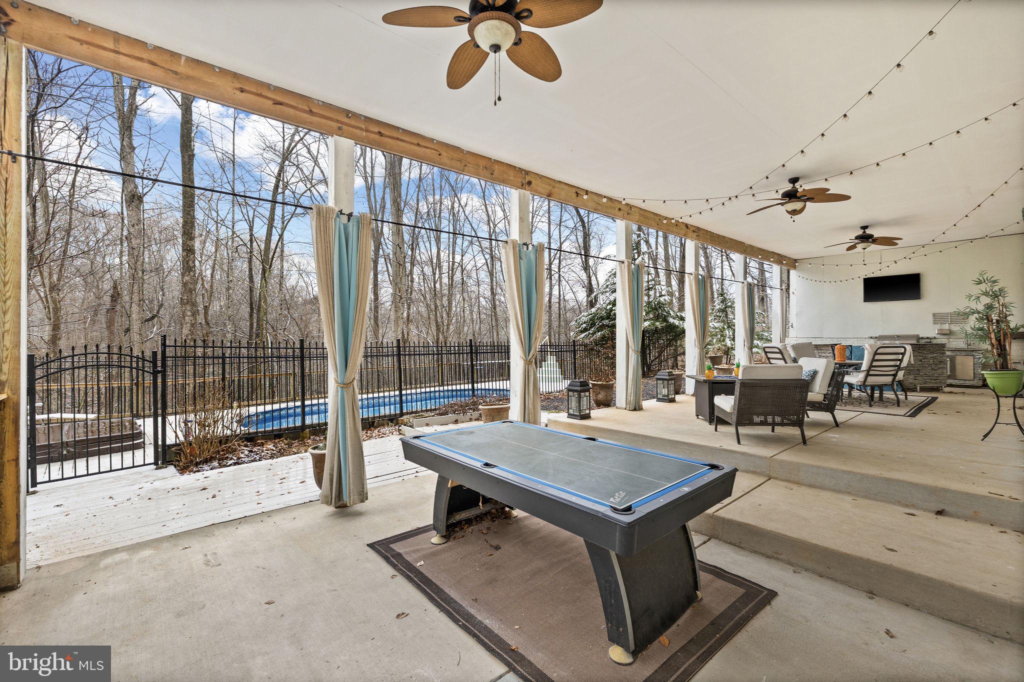 8701 Sinclair Mill Road Manassas, VA 20112 - Photo 17 of 132 Amazing outdoor entertainment area with kitchen!