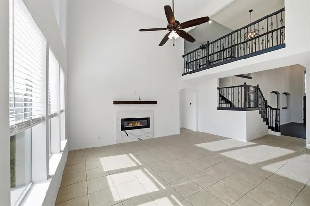 a view of entryway and hall with a window