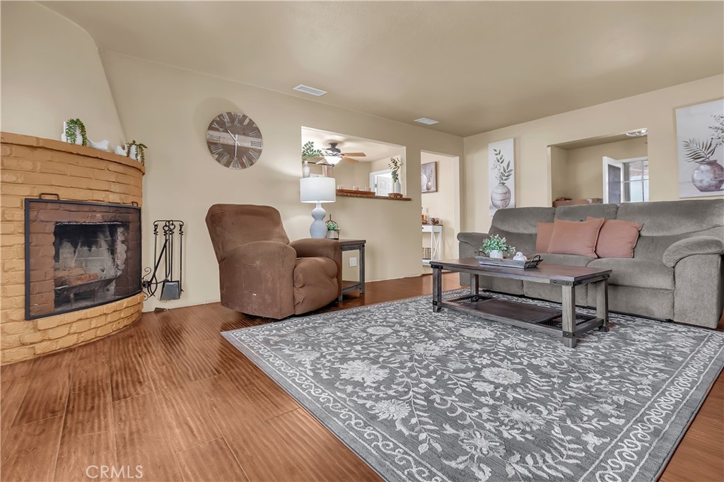 1414 West Shorb Street Alhambra, CA 91803 - Photo 4 of 33 a living room with furniture and a fireplace