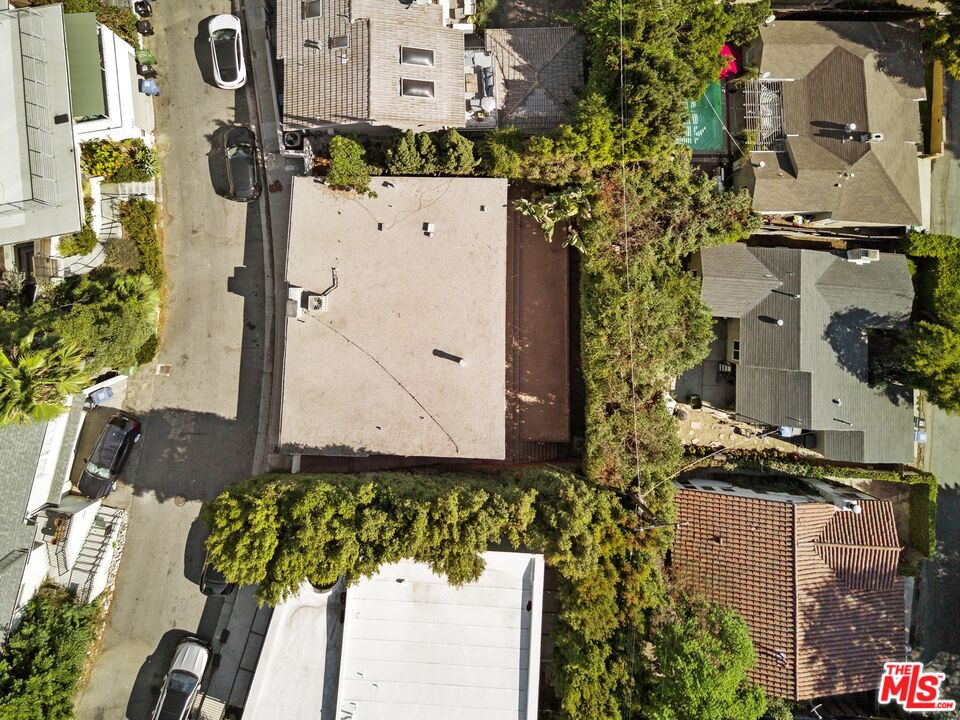 3366 Troy Drive Los Angeles, CA 90068 - Photo 21 of 24 an aerial view of residential house with outdoor space and parking