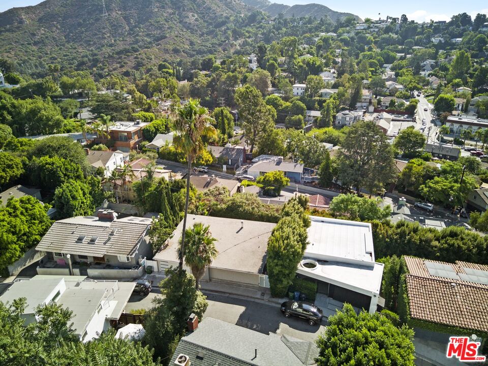 3366 Troy Drive Los Angeles, CA 90068 - Photo 22 of 24 an aerial view of a city with lots of residential buildings